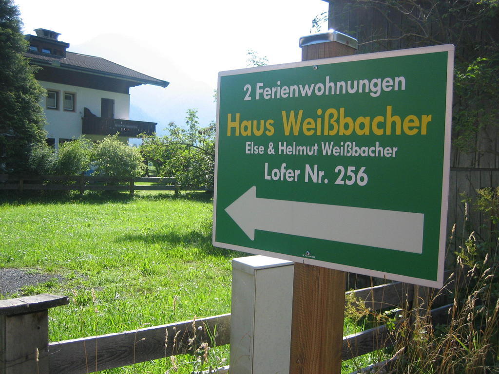 Appartement Weissbacher Lofer Eksteriør bilde